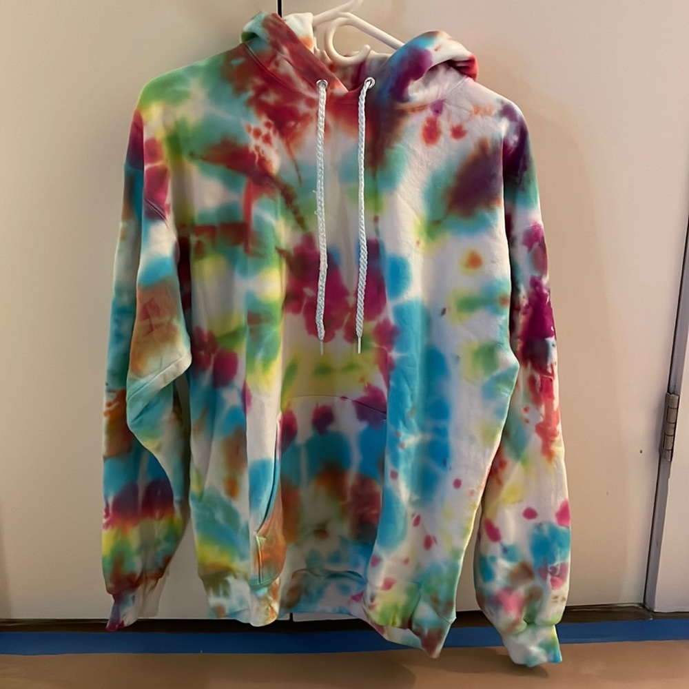 Tie-dye sweater